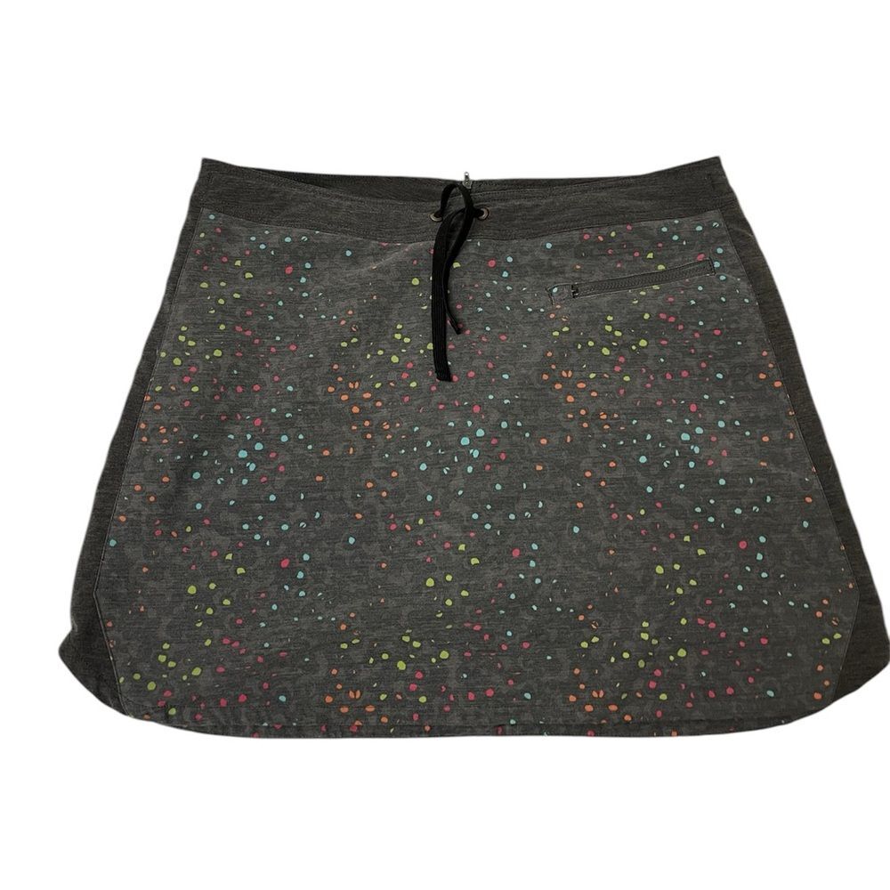 White Sierra Grey Multicolor Speckled Athletic Golf Tennis Skort SZ 10